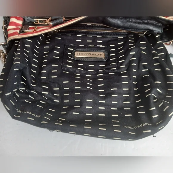 Rebecca Minkoff Striped Diamond Tote Bag - Picture 6 of 8